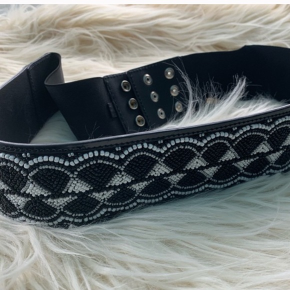 White House Black Market | Accessories | Beaded Stretch Belt 
